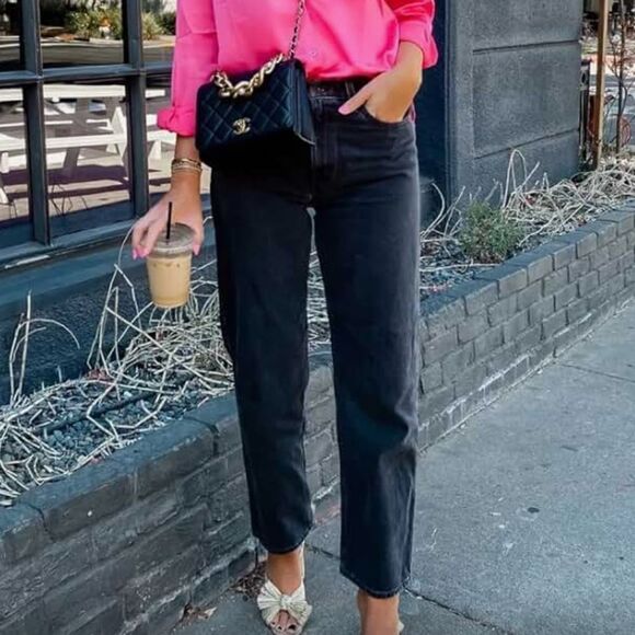 Lee - Relaxed Fit Side Elastic Tapered Leg Jean in Black - Picture 1 of 7